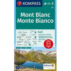 Mont Blanc Monte Bianco 1:25.000 (617)