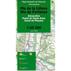 Pla de la Llitera, Riu de Farfanya (70) Almacelles, Pantà Sant Anna, Canal Pinyana