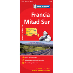 Michelin Francia Mitad Sur (725) Southern France