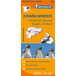 Michelin España Noreste Cataluña/Catalunya, Aragón, Andorra (574)