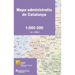 Mapa Administratiu de Catalunya 1:500.000