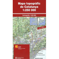 Mapa Topogràfic de Catalunya 1/250.000