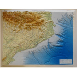Mapa Relleu Catalunya 1/450.000 (90x68cm)