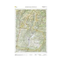 Mapa Relieve Pallars Sobirà 1/100.000