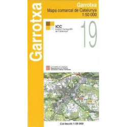 Mapa Comarcal Garrotxa (19) 1/50.000