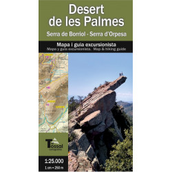 Desert de les Palmes - Serra de Borriol  Serra d'Orpesa 1/25.000