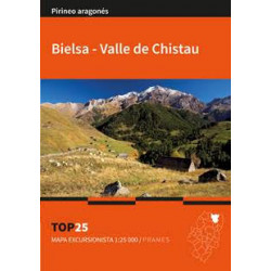 Mapa TOP 25 Bielsa - Valle de Chistau