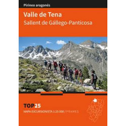 Mapa TOP 25 Valle de Tena Sallent de Gállego-Panticosa
