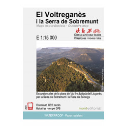 El Voltreganès i la Serra de Sobremunt 1:15.000 Mont Editorial