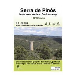 Serra de Pinós Mapa Excursionista 1:30.000 Mont Editorial
