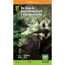 El Gaià: Recorregut i Patrimoni 3 Mapas+Guía 1:10.000