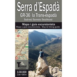 Serra d'Espadà GR-36 la Trans-espadà 1:30.000 2 Mapes
