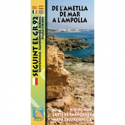 De l'Ametlla de Mar a l'Ampolla 1:10.000