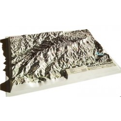 Mapa Relieve Serra de Montsant 1:42.500