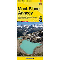 Carte 1:60.000 Mont-Blanc Annecy (02)